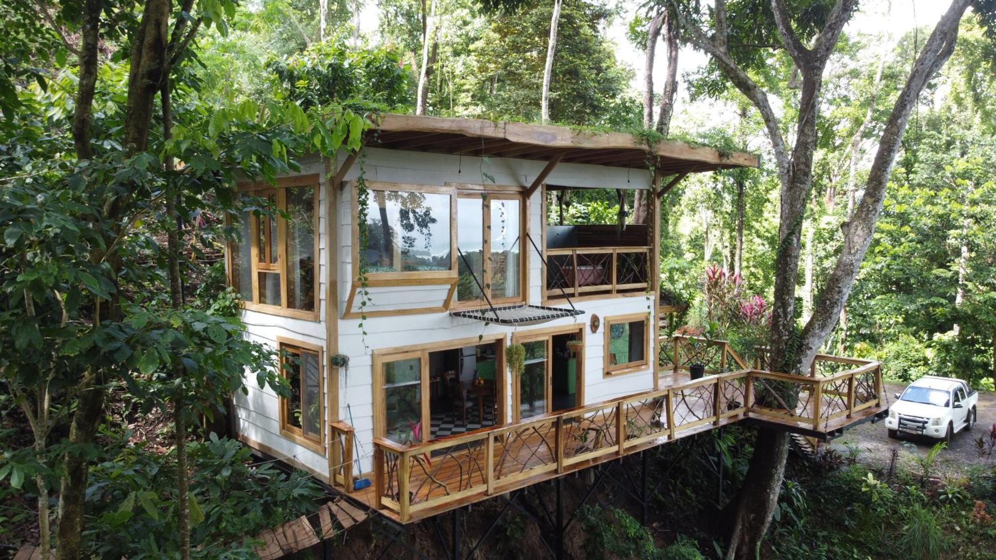 Jungle Spirit Treehouse Villa Cahuita Exteriör bild